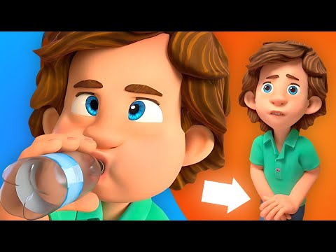 Tom Thomas' Water Overload: Watch Him Almost Burst! | The Fixies | Animation for Kids