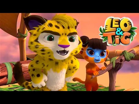 Leo and Tig 🦁 A Meeting with Tasmanian ✨ Best episodes 🐯 Funny Family Animated Cartoon for Kids