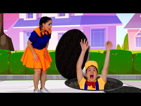 Don't Play on the Manhole Cover 😨 Manhole Cover is Dangerous Song &amp; MORE | Kids Funny Songs