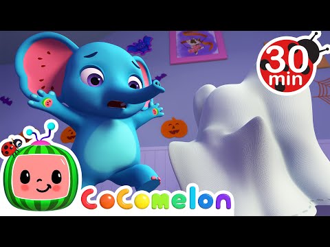 CoComelon Haunted House Song + More Halloween Animal Time | Animal Nursery Rhymes