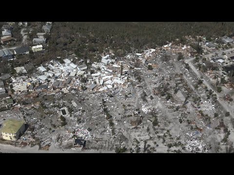 09-29-2022 Sanibel - Fort Myers Beach, FL - Catastrophic Destruction - Coast Guard - from Chopper