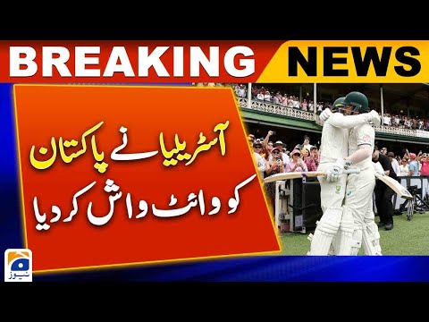 Australia clean sweep another Pakistan series | Pakistan vs Aus | Geo News