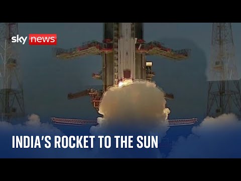 India launches rocket towards the sun after successful moon lander mission