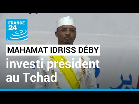 Le g&eacute;n&eacute;ral Mahamat Idriss D&eacute;by Itno investi pr&eacute;sident au Tchad &bull; FRANCE 24