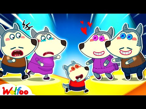 Wolfoo, Don't Leave Family! - Real vs Fake Family: Who is The Best Parents? 🤩 Wolfoo Kids Cartoon