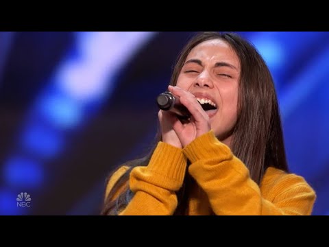 Ashley Marina: 12 Year Old WOWS With An Emotional Original For Her Dad!| America's Got Talent 2020