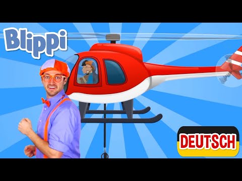 Blippi Deutsch - Blippi erkundet einen Feuerwehrhubschrauber | Abenteuer und Videos f&uuml;r Kinder