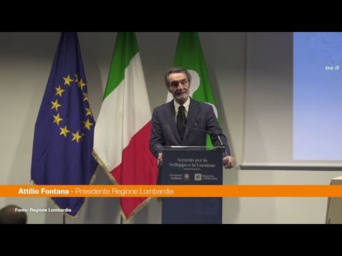 Fontana &quot;Con il Governo accordo importante per la Lombardia&quot;