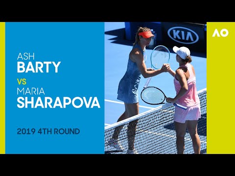 Ash Barty vs Maria Sharapova in a three-set thriller! | Australian Open 2019 Round 4