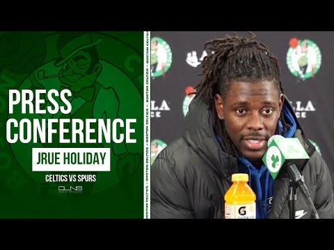 Jrue Holiday on His Recent Scoring Surge | Celtics vs Spurs Postgame Interview