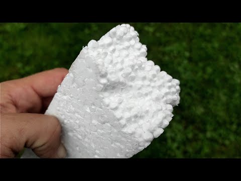 DON'T THINK of throwing away the styrofoam! Experiment at home!