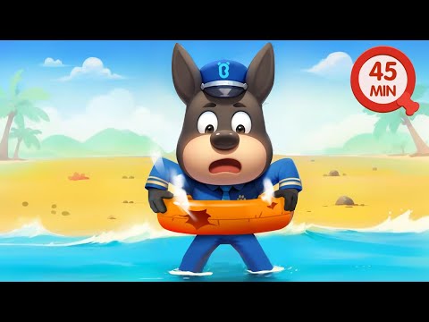 Life Ring For Sea Safety | Safety Tips | Kids Cartoon | Police Rescue | Sheriff Labrador