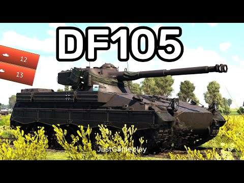 DF105 German Support/Light Tank Gameplay | War Thunder