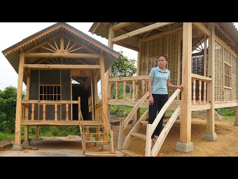 TIMELAPSE: START TO FINISH Alone Building Wooden House - BUILD LOG CABIN