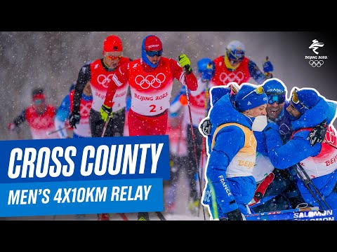 Cross-Country Skiing - Men's 4x10km Relay Classic/Free | Full Replay | 