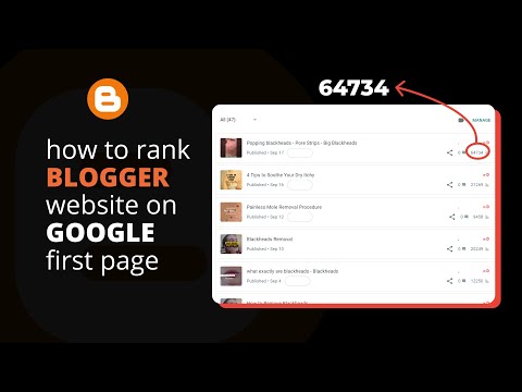 how to rank blogger website on google first page - How to Rank Blog Post in Google First Page