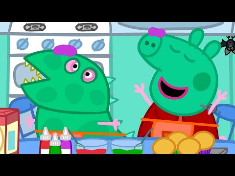 Peppa Pig's Spooky Halloween Meal 🐷 👻 Playtime With Peppa