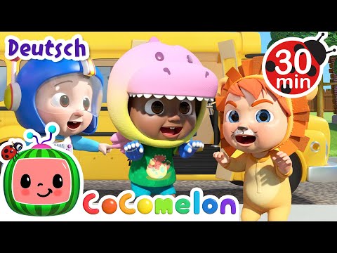 Die R&auml;der des Busses Halloween - CoComelon | Moonbug Kids Deutsch