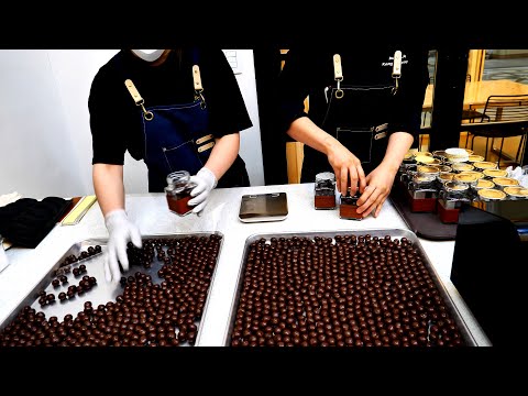 Dragee Chocolate Making by MOLLYK 드라제 초콜릿 - Korean food