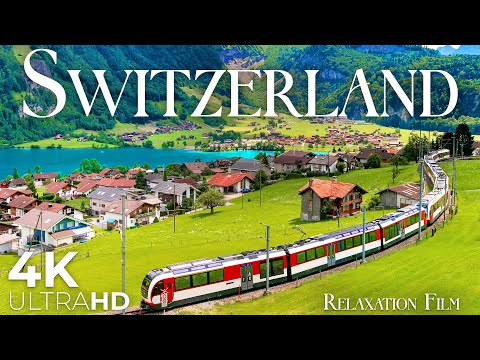 SWITZERLAND &bull; 4K Relaxation Film &bull; Peaceful Relaxing Music &bull; Nature 4K Video UltraHD