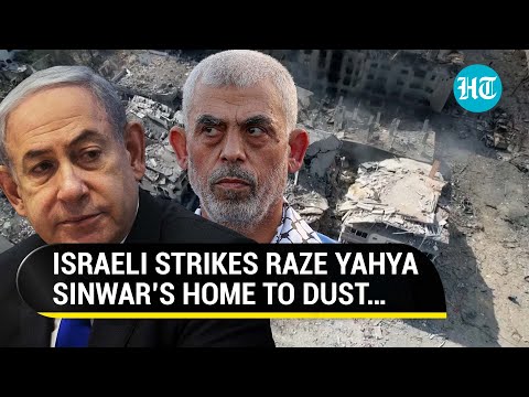 Israel Releases Video Of Razed Home Of Hamas Leader Yahya Sinwar | Watch