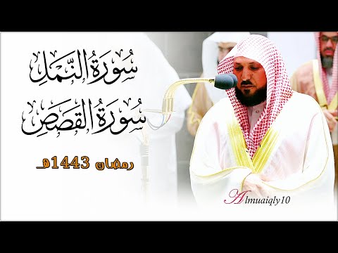 ما تيسّر من سـورتي النمل والقصص | لفضيلة الشيخ د. ماهر المعيقلي | تهجد ليلة ٢٣ رمضان ١٤٤٣هـ