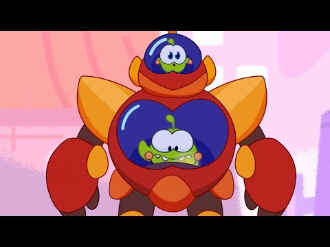 Om Nom Stories 💚 Super Noms - Vacuuming The City (Cut the Rope) 💚 Kedoo ToonsTV