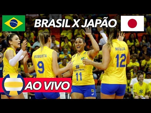 🏐 BRASIL 3 X 1 JAP&Atilde;O - Liga das Na&ccedil;&otilde;es de V&ocirc;lei (COMPLETO)