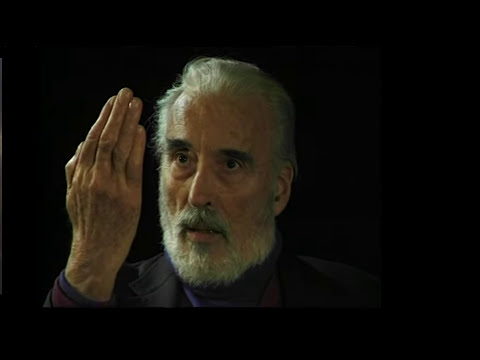 Very good advice by Christopher Lee - not only for actors