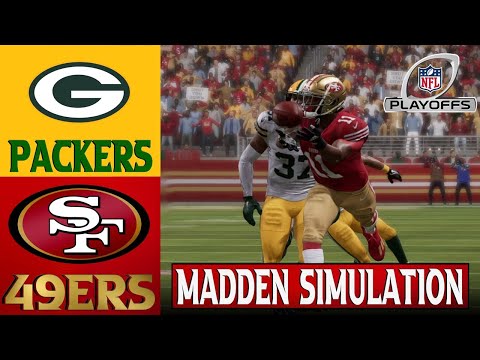 49ers vs Packers Divisional Playoff Madden Simulation