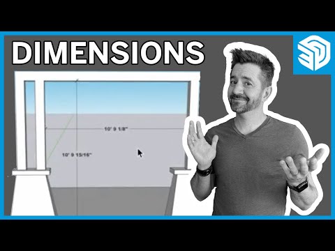 Dimensions: SketchUp vs LayOut - Skill Builder