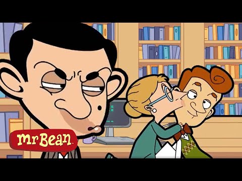 Library Love Feud | Mr Bean Cartoon Season 2 | Funny Clips | Mr Bean Cartoon World