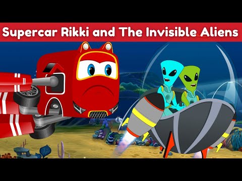 Supercar Rikki Catches the Invisible Aliens Polluting the Oceans and the City