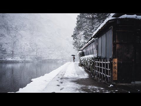 Walking in the Snowfall ARASHIYAMA KYOTO JAPAN | 4K ASMR | Beautiful Snow in Kyoto