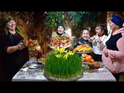 Various Delicious Tastes of Azerbaijan | Country Life Vlog