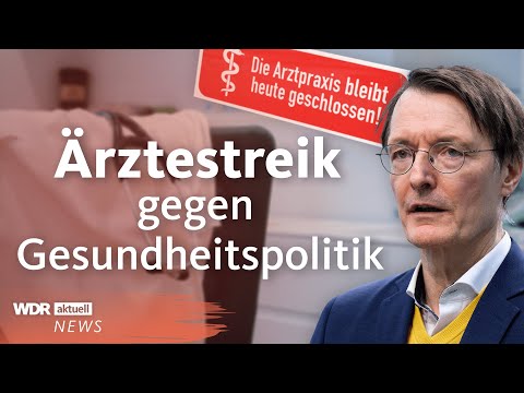 &Auml;rztestreik trotz Krankheitswelle? Lauterbach hat kein Verst&auml;ndnis | WDR Aktuelle Stunde