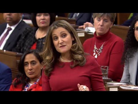 Finance Minister Chrystia Freeland tables 2023 fiscal update