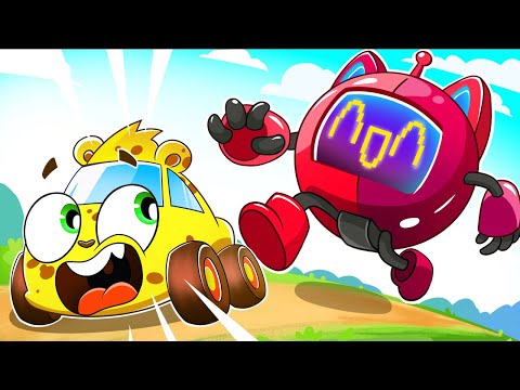 Baby Cars VS Crazy Robot 🤖 How was Baby Car Born? Kids Songs and Nursery Rhymes by Baby Cars