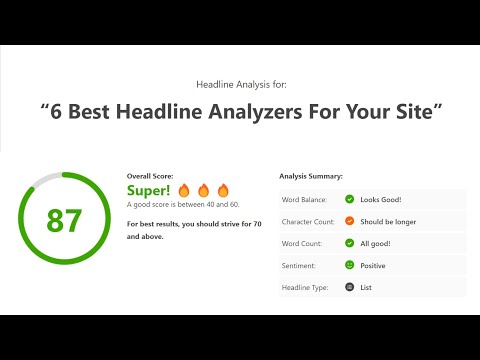 The Best Headline Analyzers to Get More Clicks in Google