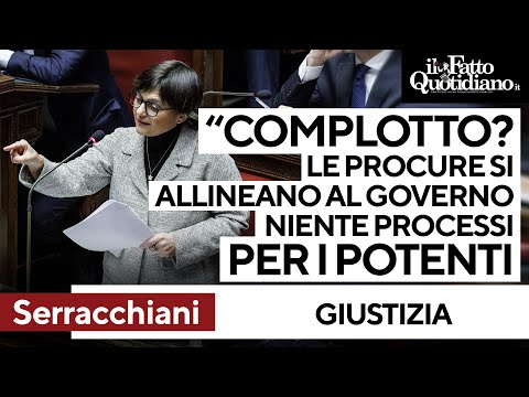 Serracchiani: &quot;Complotto? Le Procure si allineano al governo e non mandano a processo i potenti&quot;