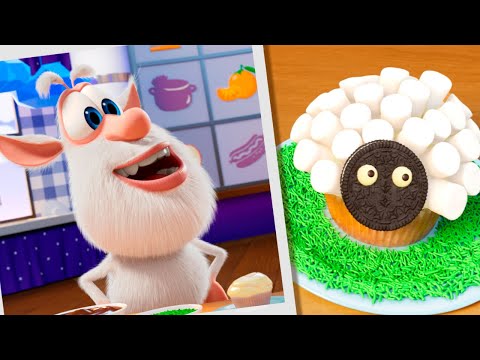 Booba - Cupcake Recipe 😋 Food Puzzle - Cartoon for kids Kedoo ToonsTV