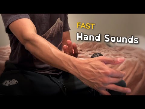 ASMR -  Fast Hand sounds &amp; new mic test!