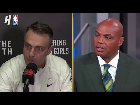 Inside the NBA reacts to Raptors Head Coach comments on officiating