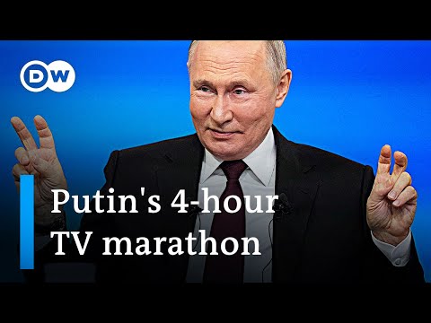 What happened at Putin's annual call-in session this year? | DW News