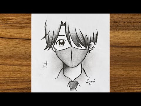 Easy anime drawing | How to draw anime step by step|| Easy drawing for beginners | Drawing pictures