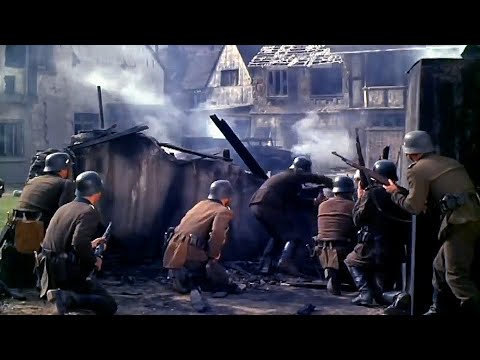 Combat! German soldiers bravely fight against the Yankees 德军士兵们英勇对战美军