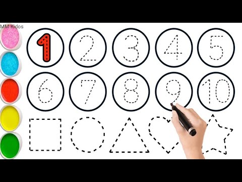 Learn Shapes,Numbers,colors for kids | Counting 1 to 100,count 123 | Learning videos for Toddlers,21