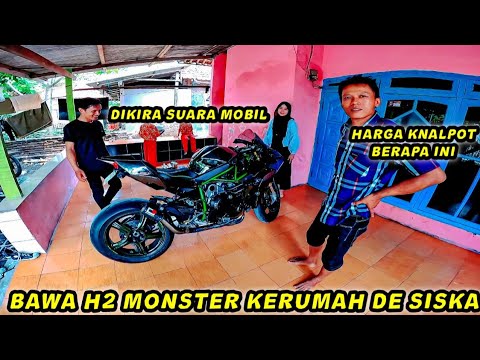 BAWA MOGE NINJA H2 KERUMAH PACAR‼️DIKIRA SUARA MOBIL