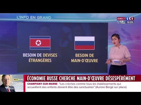 Besoin de main-d'oeuvre en Russie : la Cor&eacute;e du Nord voudrait proposer ses travailleurs,