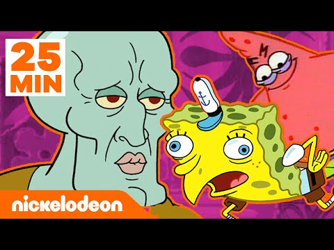 SpongeBob Schwammkopf | 25 MINUTEN mit SpongeBob als MEME | Nickelodeon Deutschland